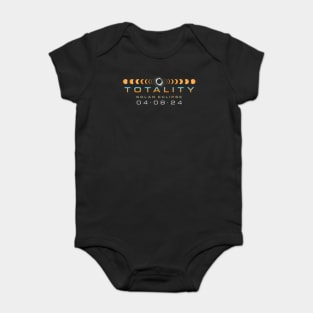 North America Solar Eclipse 2024 Totality Premium design Baby Bodysuit